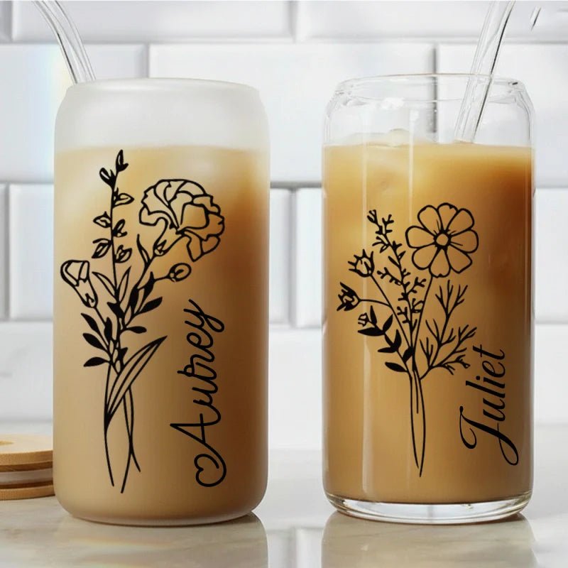 Personalized 16oz Glass Cup - Cupmint