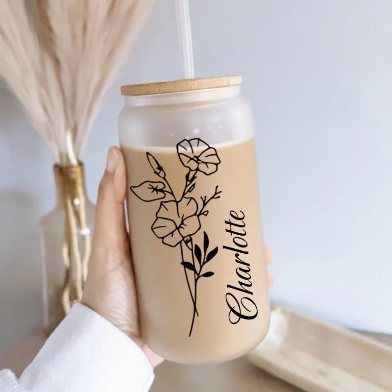 Personalized 16oz Glass Cup - Cupmint