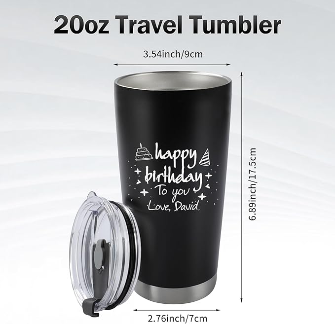 Personalized 20oz Stainless Steel Tumbler - Cupmint